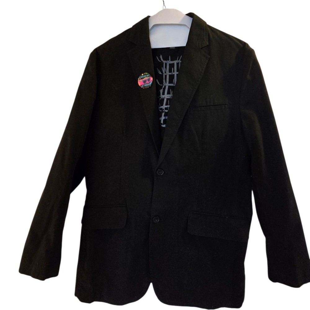 INC International Concepts Black Blazer